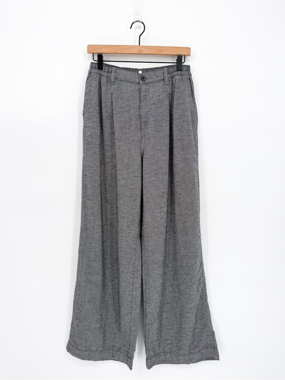 Aerie Anytime High Waisted Trouser in Smoked Gray Medium